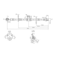 New Genuine PROTEX Hydraulic Hose - Front #H3245