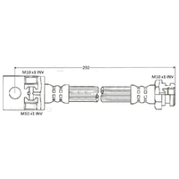 New Genuine PROTEX Hydraulic Hose - Rear #H3298