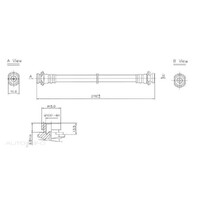 New Genuine PROTEX Hydraulic Hose - Front #H3325