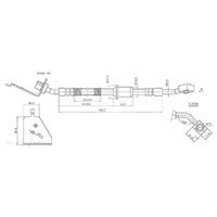 New Genuine PROTEX Hydraulic Hose - Rear #H3425