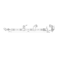 New Genuine PROTEX Hydraulic Hose - Front #H3579