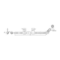 New Genuine PROTEX Hydraulic Hose - Front #H3595