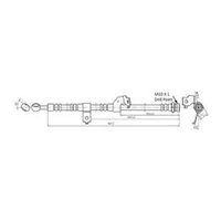 New Genuine PROTEX Hydraulic Hose - Front #H3613