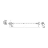 New Genuine PROTEX Hydraulic Hose - Rear #H3689