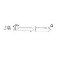 New Genuine PROTEX Hydraulic Hose - Front #H3764