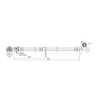 New Genuine PROTEX Hydraulic Hose - Rear #H3772