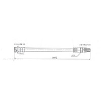New Genuine PROTEX Hydraulic Hose - Front #H675