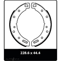 New Genuine PROTEX Drum Brake Shoe #N1002