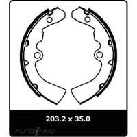 New Genuine PROTEX Brake Shoe - Front #N1042