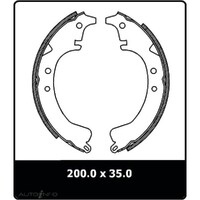 New Genuine PROTEX Brake Shoe - Rear #N1179
