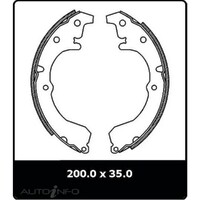 New Genuine PROTEX Brake Shoe - Rear #N1189