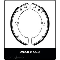 New Genuine PROTEX Brake Shoe - Front #N1340