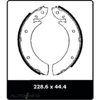 New Genuine PROTEX Drum Brake Shoe - Rear #N1344