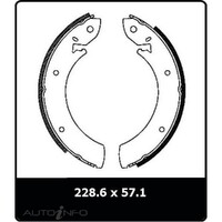 New Genuine PROTEX Drum Brake Shoe - Rear #N1364