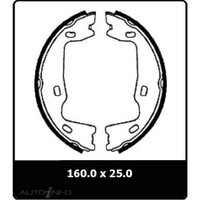 New Genuine PROTEX Parking Brake Shoe #N1412