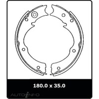 New Genuine PROTEX Parking Brake Shoe #N1546