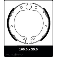 New Genuine PROTEX Parking Brake Shoe #N1548
