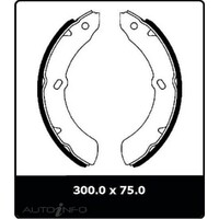 New Genuine PROTEX Drum Brake Shoe - Front #N1550