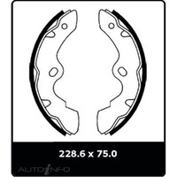 New Genuine PROTEX Drum Brake Shoe - Front #N1551