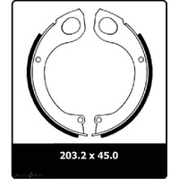 New Genuine PROTEX Parking Brake Shoe #N1582
