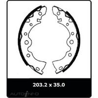 New Genuine PROTEX Brake Shoe - Rear #N1598