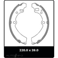 New Genuine PROTEX Brake Shoe - Rear #N1617
