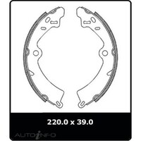 New Genuine PROTEX Brake Shoe - Rear #N1627