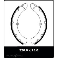 New Genuine PROTEX Drum Brake Shoe - Rear #N1631