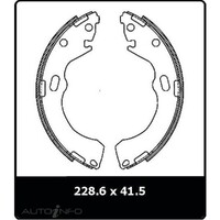New Genuine PROTEX Drum Brake Shoe - Rear #N3000