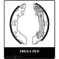 New Genuine PROTEX Brake Shoe - Rear #N3001