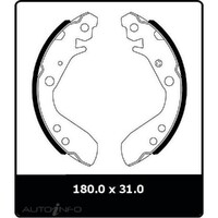 New Genuine PROTEX Brake Shoe - Rear #N3005