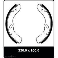 New Genuine PROTEX Drum Brake Shoe - Front #N3047