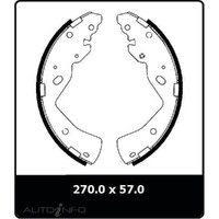 New Genuine PROTEX Brake Shoe - Rear #N3053