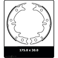 New Genuine PROTEX Parking Brake Shoe #N3082