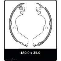 New Genuine PROTEX Drum Brake Shoe #N3100