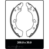 New Genuine PROTEX Brake Shoe - Rear #N3113
