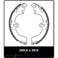 New Genuine PROTEX Brake Shoe - Rear #N3123