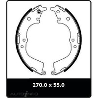 New Genuine PROTEX Brake Shoe - Rear #N3132
