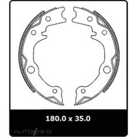 New Genuine PROTEX Parking Brake Shoe #N3137