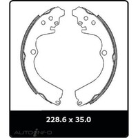 New Genuine PROTEX Brake Shoe - Rear #N3143