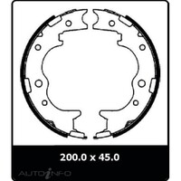 New Genuine PROTEX Parking Brake Shoe #N3156