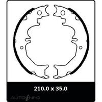 New Genuine PROTEX Drum Brake Shoe #N3157