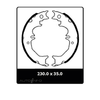 New Genuine PROTEX Parking Brake Shoe #N3158