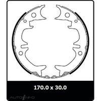 New Genuine PROTEX Drum Brake Shoe #N3162