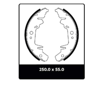 New Genuine PROTEX Brake Shoe - Rear #N3166