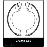 New Genuine PROTEX Brake Shoe - Rear #N3169