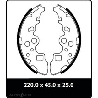 New Genuine PROTEX Brake Shoe - Rear #N3194