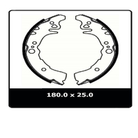 New Genuine PROTEX Brake Shoe - Rear #N3200
