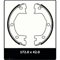 New Genuine PROTEX Parking Brake Shoe #N3214
