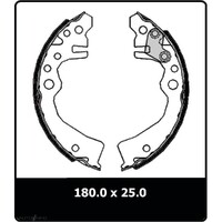 New Genuine PROTEX Brake Shoe - Rear #N3270